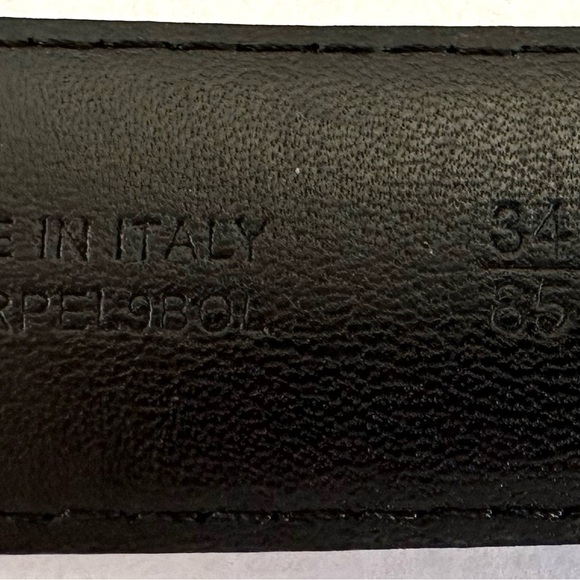 Burberry Canvas/Leather Belt with Silver Buckle main image 10